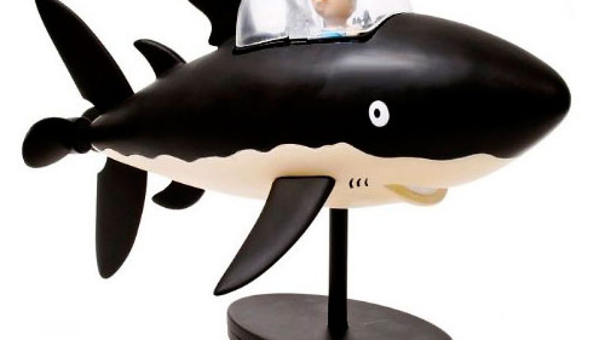 The Adventures of Tintin Resin Shark Submarine - COOL HUNTING®