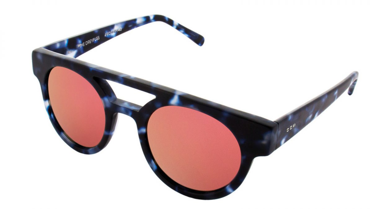 KOMONO Dreyfuss Paisley Sunglasses ? (NEW) KOMONO Dreyfuss Matte Black/Transparent | Garmentory main image 2