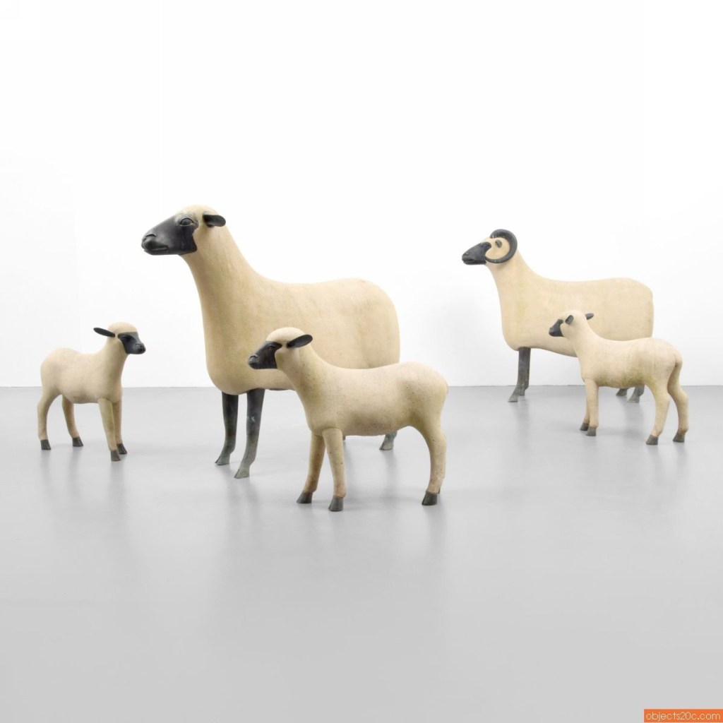 francois-xavier-lalanne-sheep-flock-of-5-thumb-157007