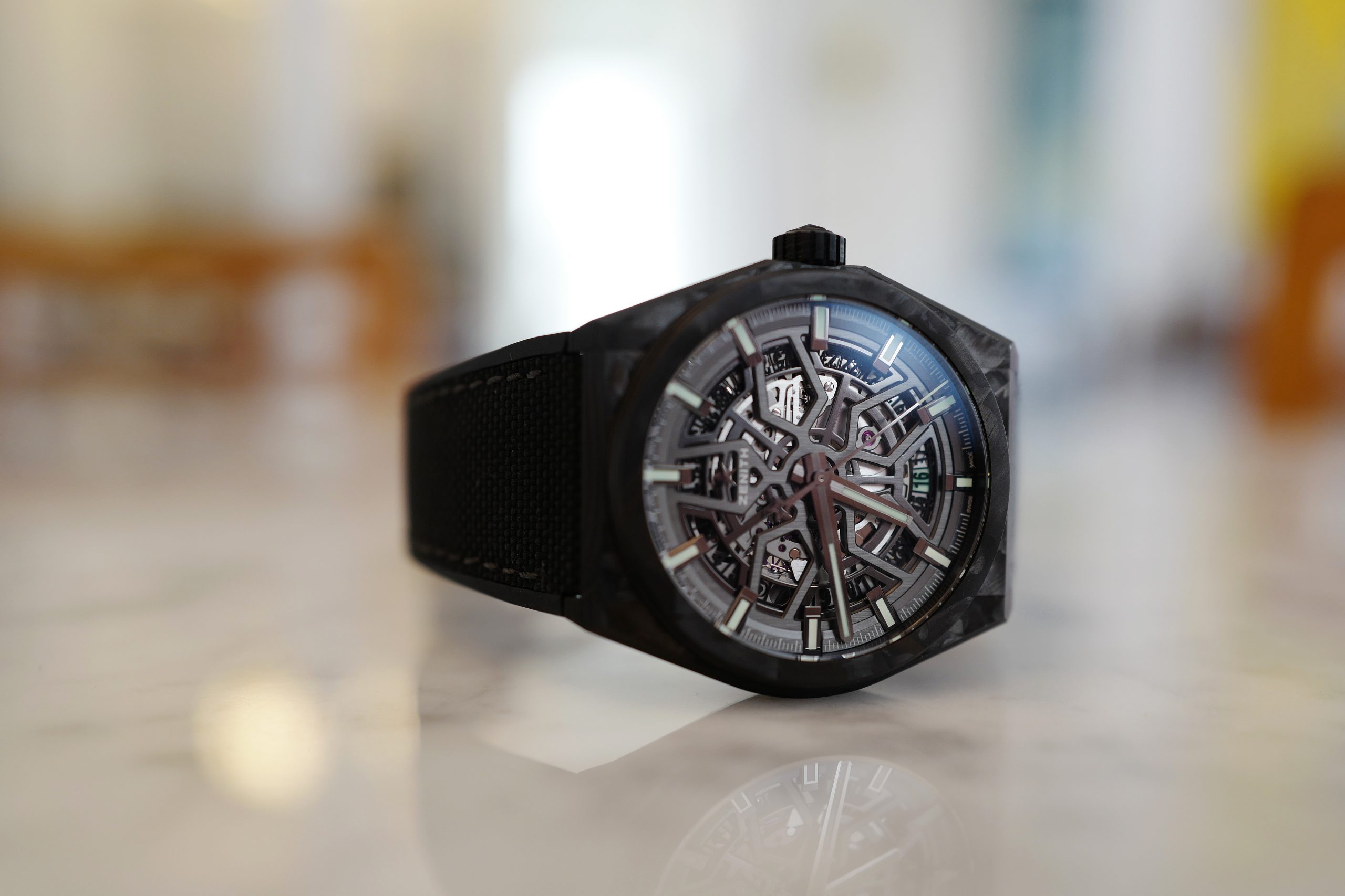 Zenith's Ultra-Light All-Carbon Defy Classic Wristwatch - COOL HUNTING®