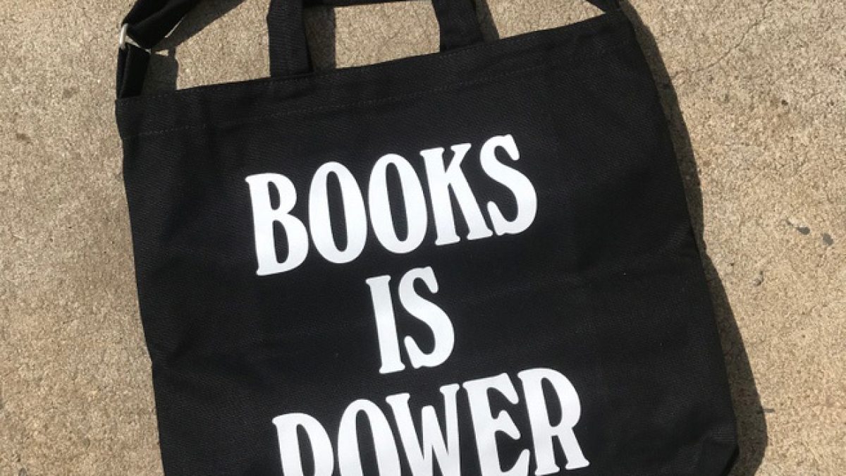 BOOKS IS POWER Tote Bag - COOL HUNTING®