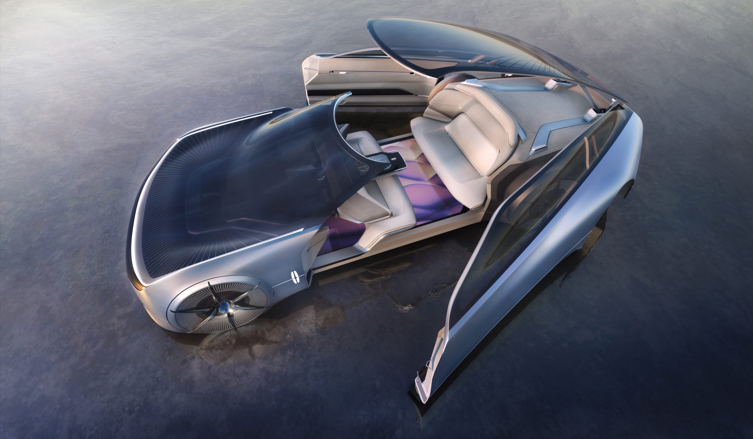 New electric concept car with 'mobile office' promises to redefine luxury  interiors