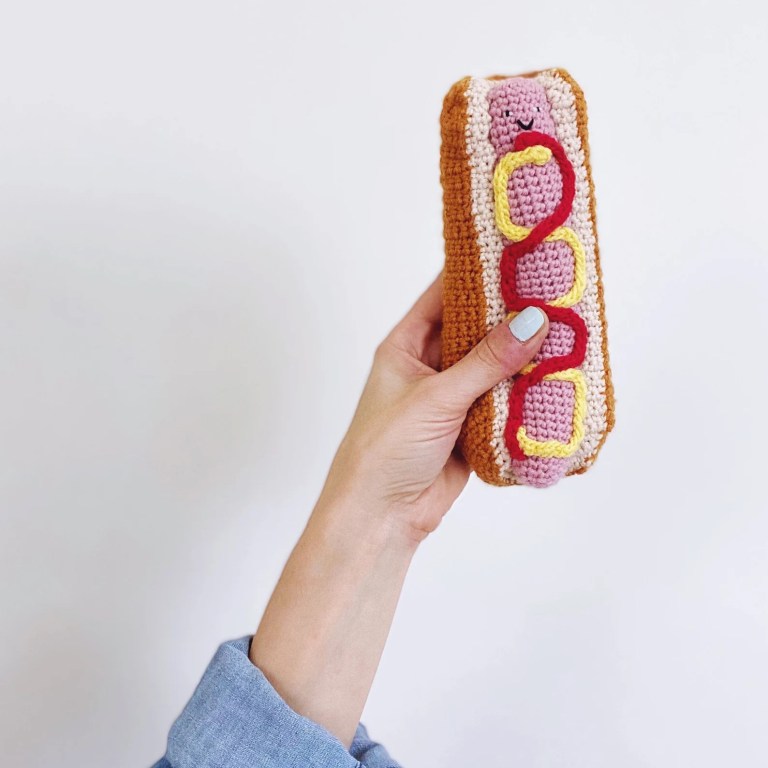 crochet-knit-dog-toy