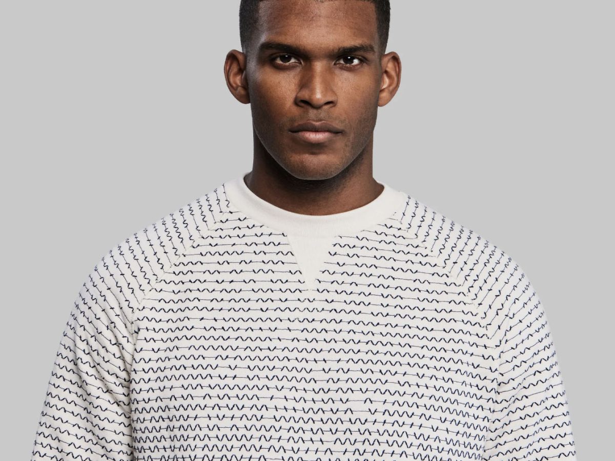 SASHIKO SUPER LIGHT SWEAT SHIRT ポータークラシック Porter Classic