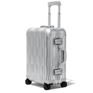 A side view of Rimowa's limited-edition Original Cabin Optical