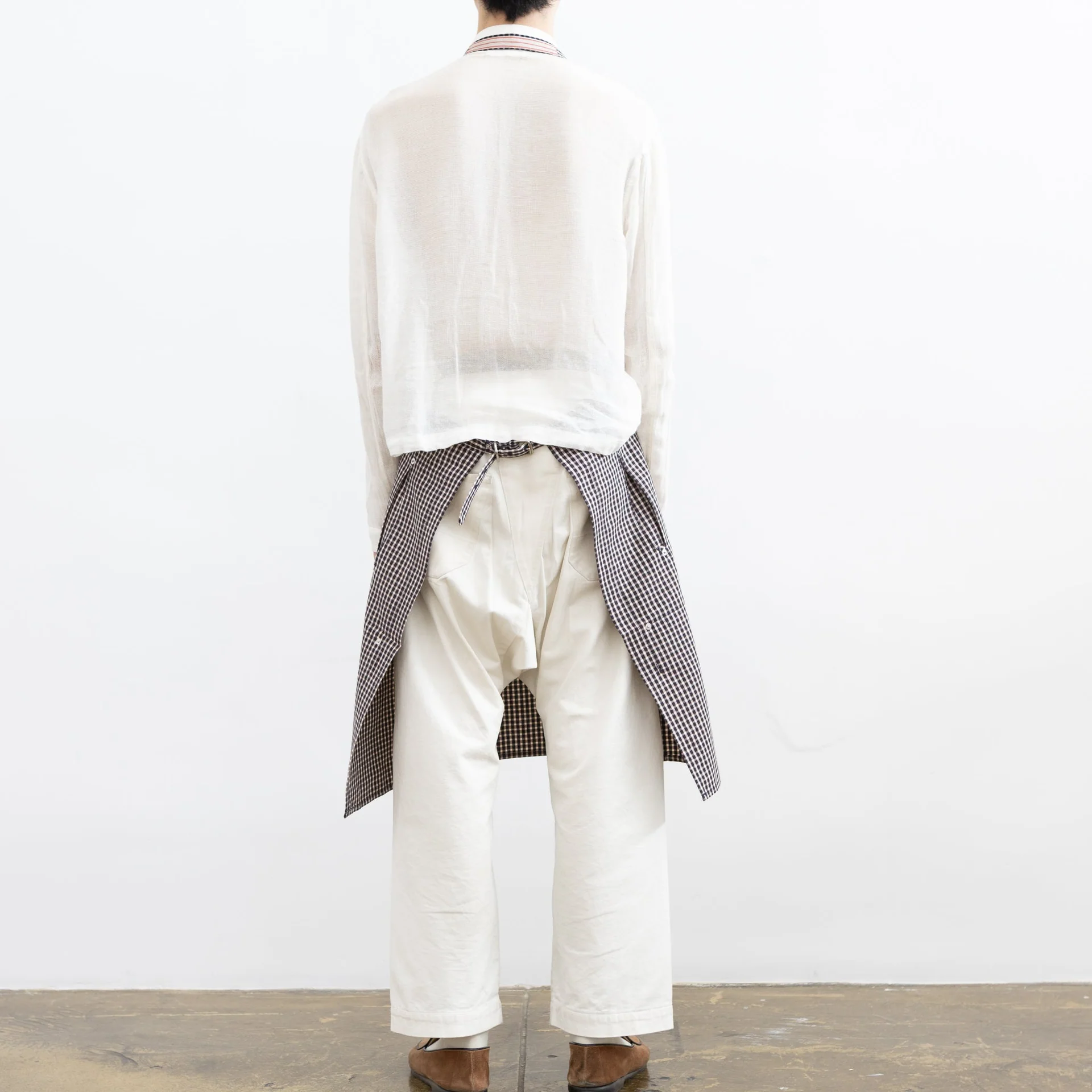 hakui-bib-apron-gingham-check-828527