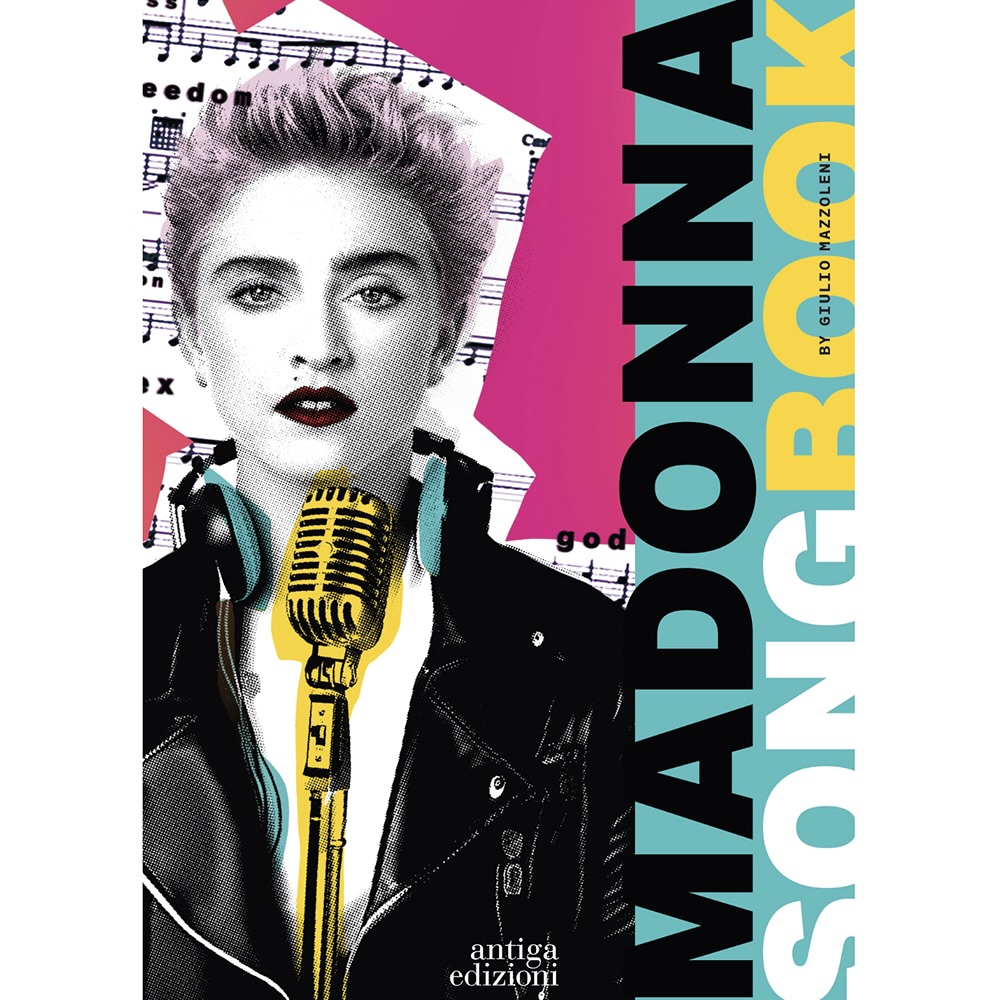 The cover of the Madonna Songbook shows an old photo of her and type