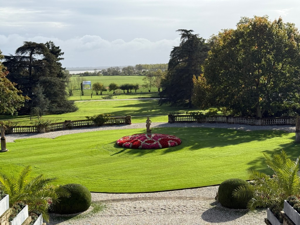 A view of the estuary from the chateau