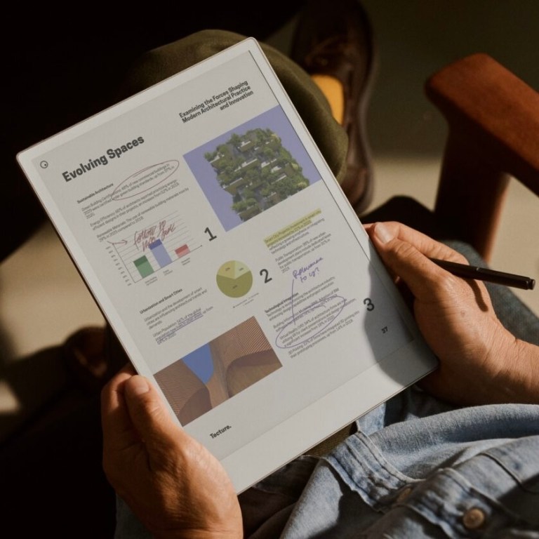 The reMarkable Paper Pro tablet has a paper-like surface and a color display