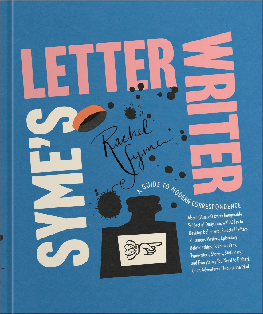 The cover of Rachel Syme's Letter Writer book