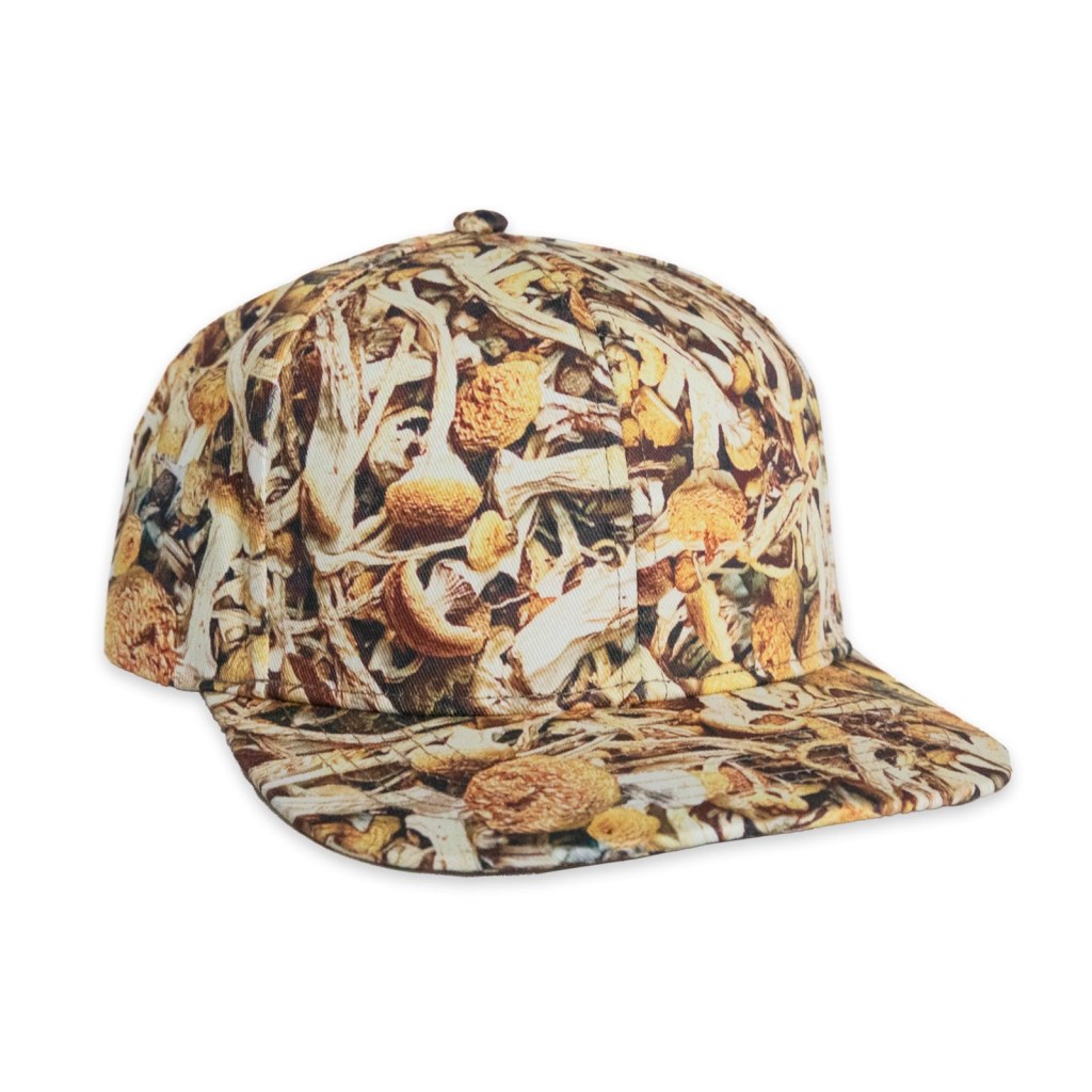 The Porous Walker Camushroomflage baseball cap