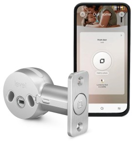 Level's Bolt lock and a phone showing its app