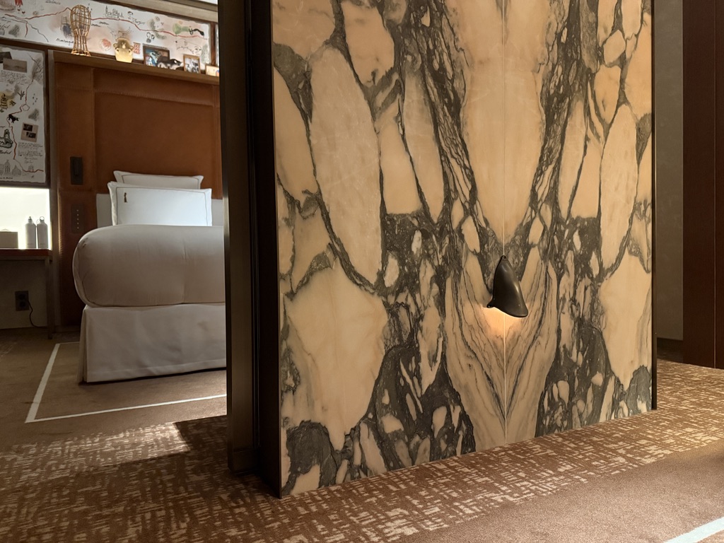 Details in a room of the Brach Madrid hotel