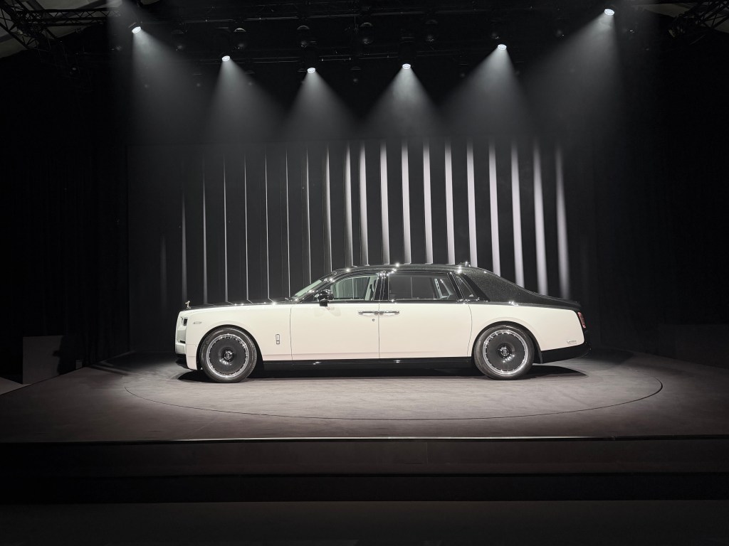 The Rolls-Royce Phantom Centenary Edtion at its unveiling