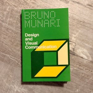 The cover of Bruno Munari's Design and Visual Communication book