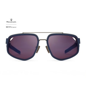 A pair of Dita Lancier's sunglass collaboration, model LSA 333 with Maserati, shown front on, on a plain background