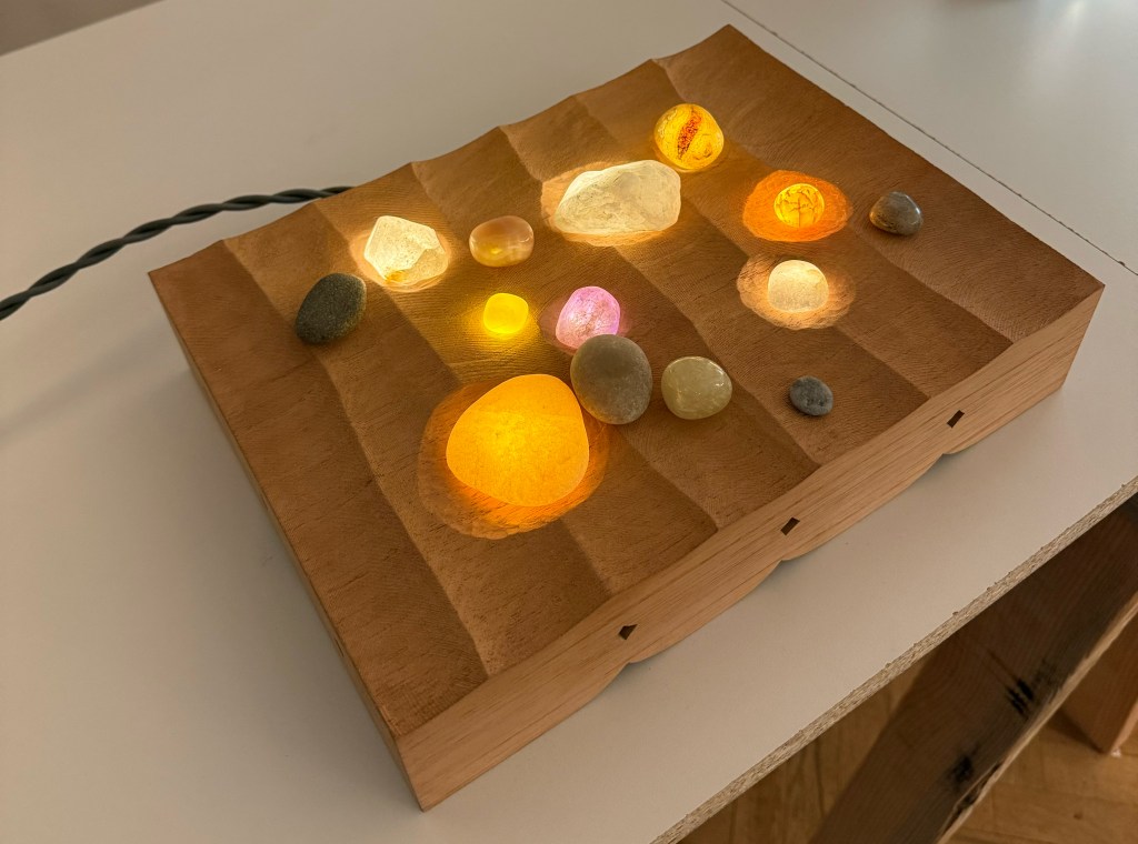 Rocks Lamp, by John Junior Kim