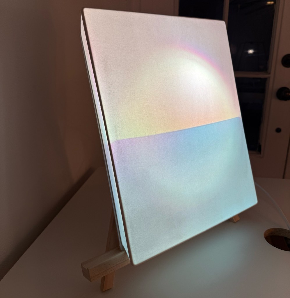 A Canvas wall sconce by Echo Zhan and Yingqiu Huang/KĀDNS