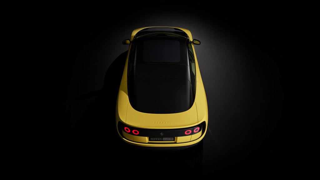 A view from above the Ferrari Luce