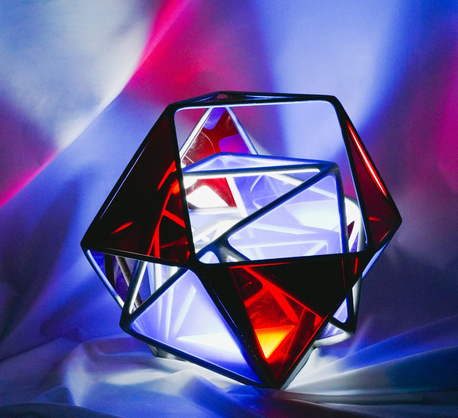 Deep Ocean Lamp by T. Craig Sinclair/SINCLAIR COLLECTIVE is inspired by previous research on this space without horizon, light, or firmness, robbing humans of our body’s tools to comprehend and navigate space