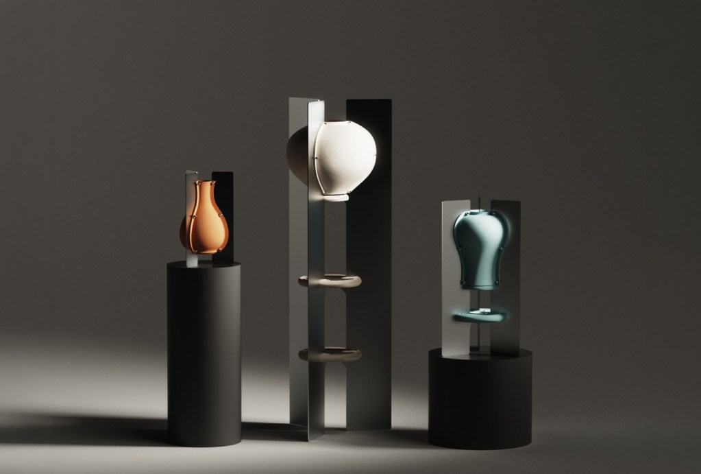 Doja Lamp by Solomon Choi, a collection of freestanding lighting pieces that reinterpret Korean craft heritage through a contemporary lens