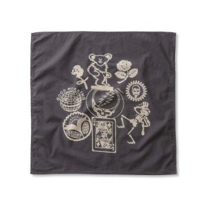 A classic bandana finished with a vintage-inspired graphic drawn from the iconic visual language of The Dead