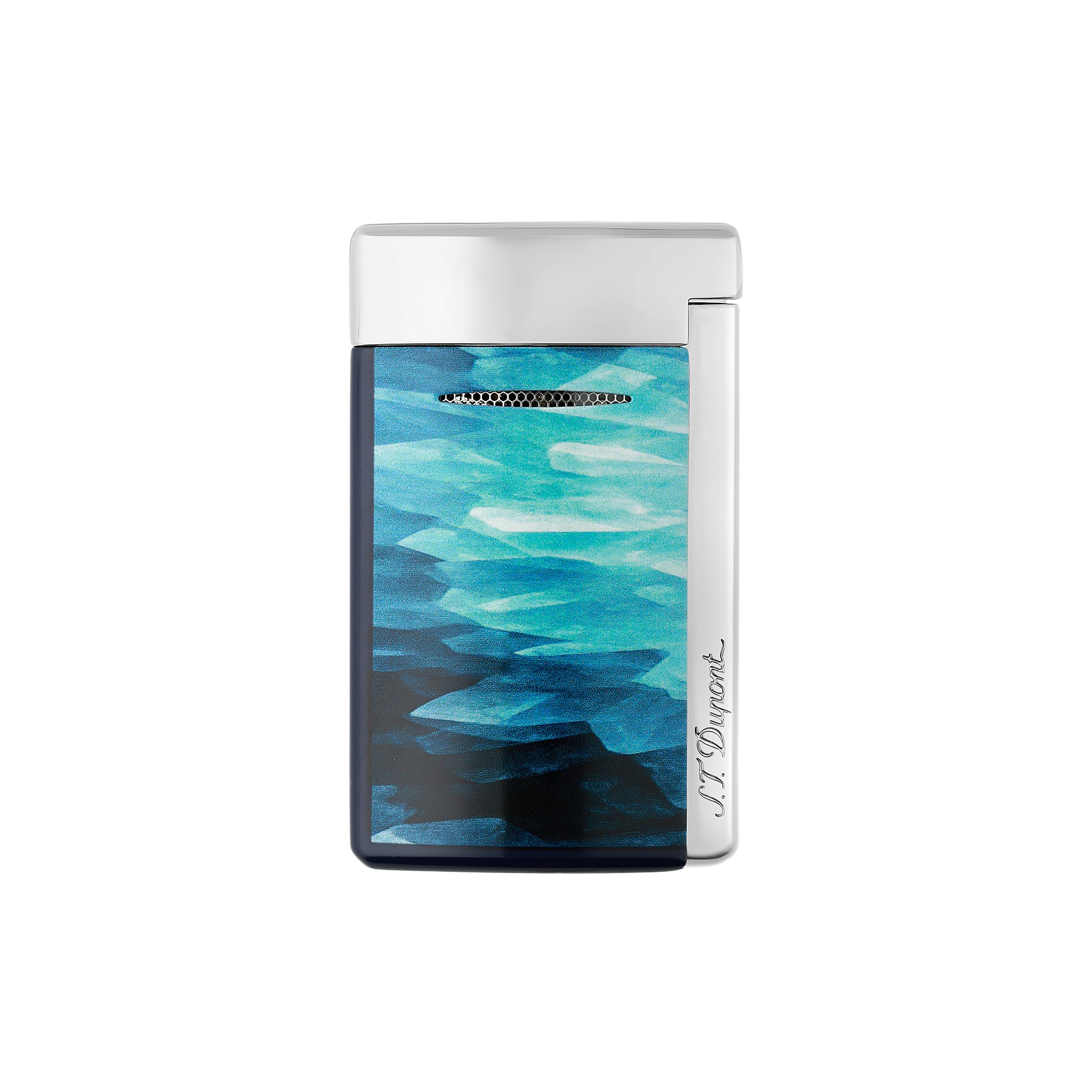 S.T. Dupont Geode Minijet Lighter Blue