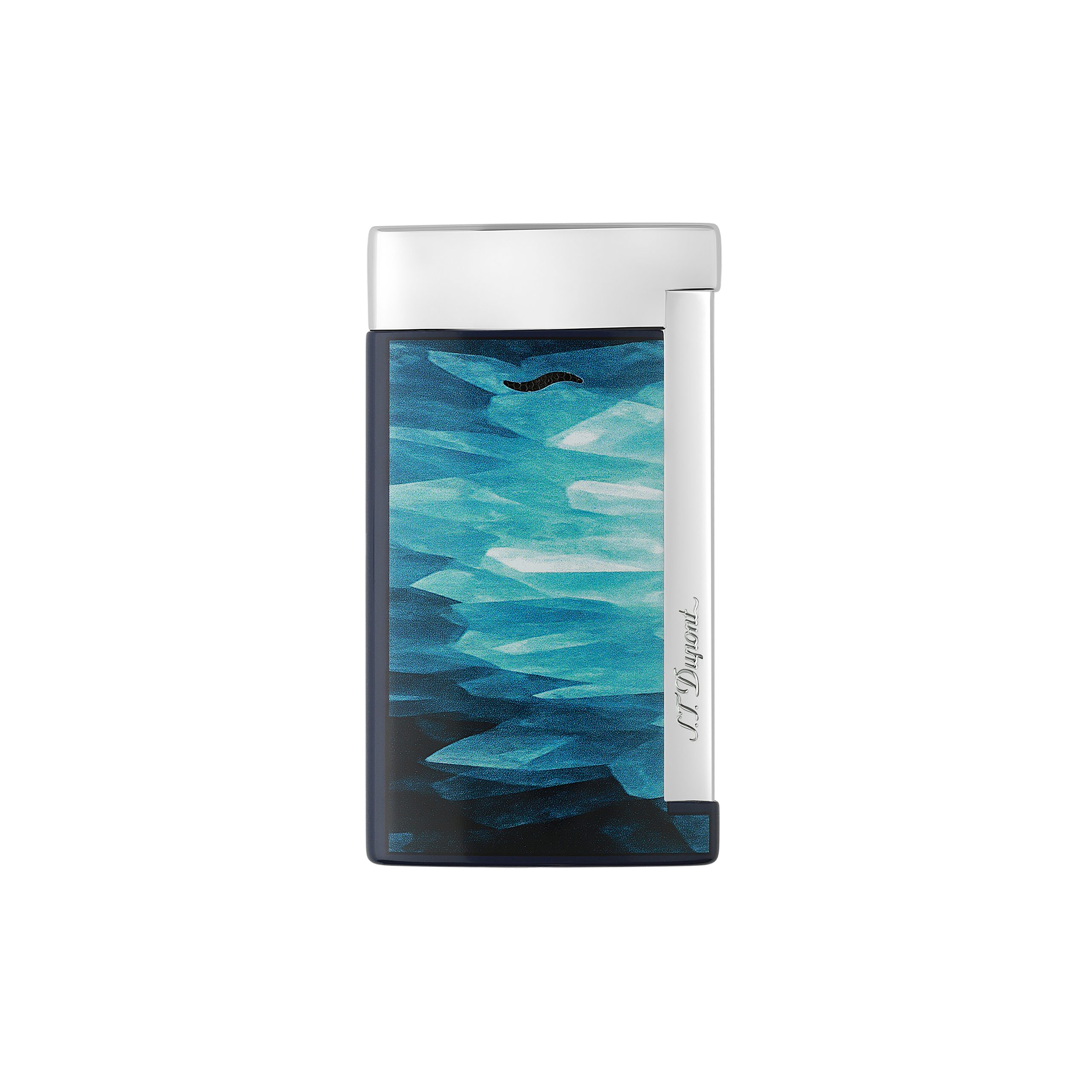 S.T. Dupont Geode Slim 7 Lighter Blue