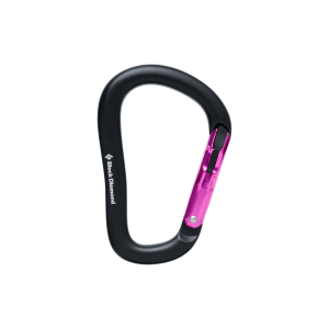 Black Diamond's Mangetron carabiner on a white background.