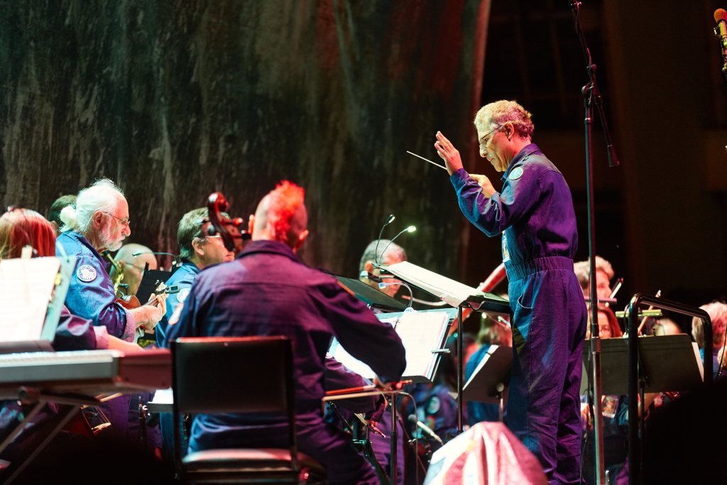 The International Space Orchestra performing at Hollywood Bowl.